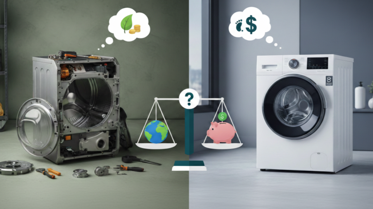 Réparer ou remplacer ? Évaluer l&rsquo;impact environnemental et financier